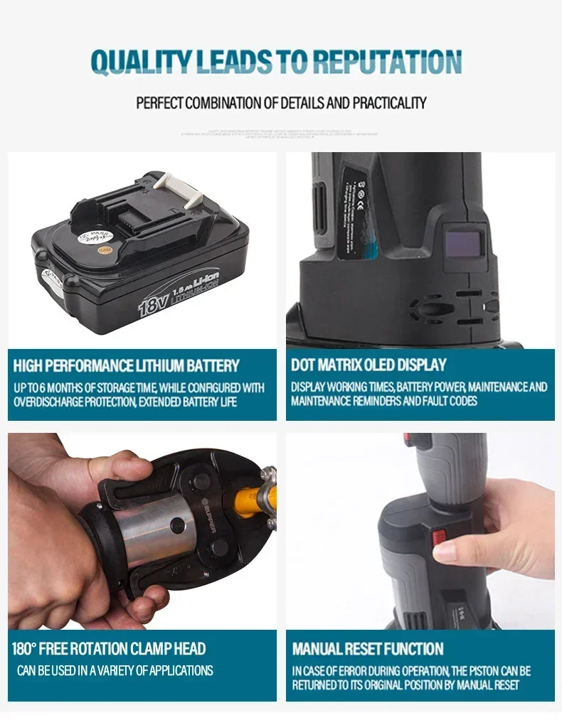 Power Tools Hydraulic - 2026/샘플 가능 Zupper PZ-1930 유압 프레스
