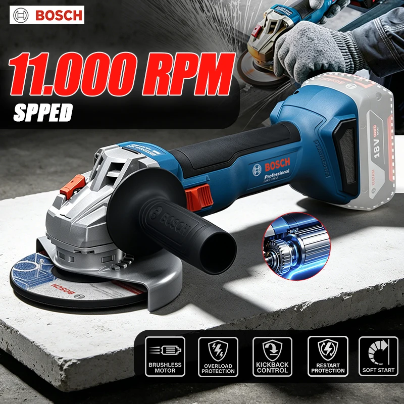 Power Tools Professional - BOSCH GWS 18V-8 무선 앵글 그라인더