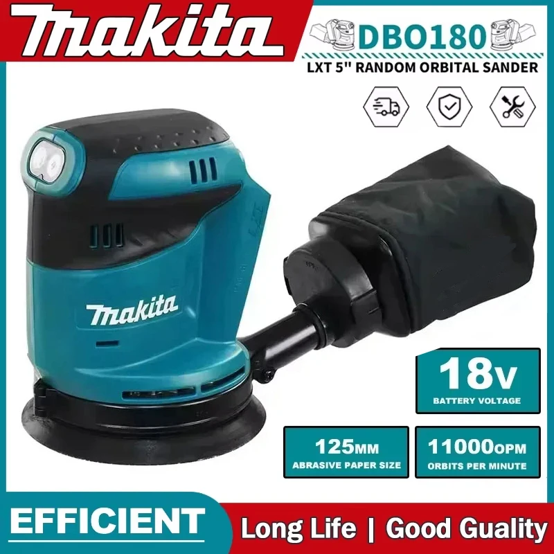 Random Orbital Sander - 마키타 DBO180Z 18V 브러시리스 무선 디스크