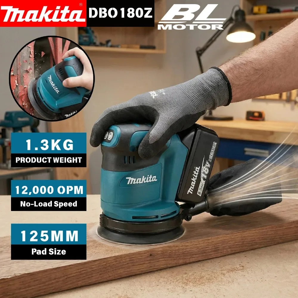 마키타 DBO180 충전식 디스크 랜덤 오비탈 샌더 1 - Random Orbital Sander 리뷰 및 가격