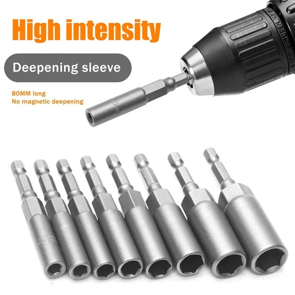 1/5/10/15개 80mm 길이 딥 파워 너트 드라이 - Power Tools For Sale 리뷰 및 가격