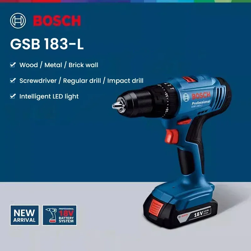 보쉬 GSB183-LI 18V 무선 임팩트 드릴, 강력 - Power Tools Impact 리뷰 및 가격