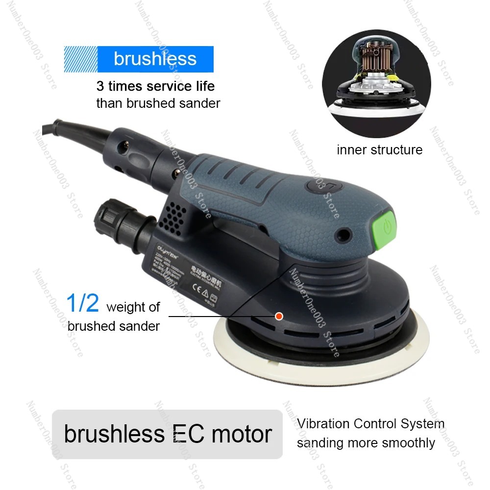 220V 브러시리스 랜덤 오비탈 샌더 6인치 150mm - Random Orbital Sander 리뷰 및 가격