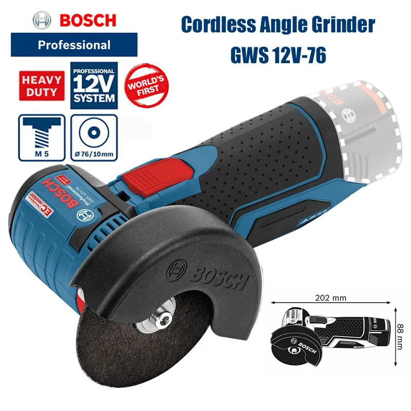 보쉬 GWS 12V-76 프로페셔널 12V 무선 앵글  - Power Tools Professional 리뷰 및 가격