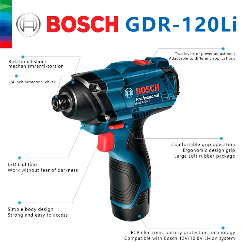 보쉬 오리지널 GDR 120-LI 충전식 무선 임팩트  - Power Tools Impact 리뷰 및 가격