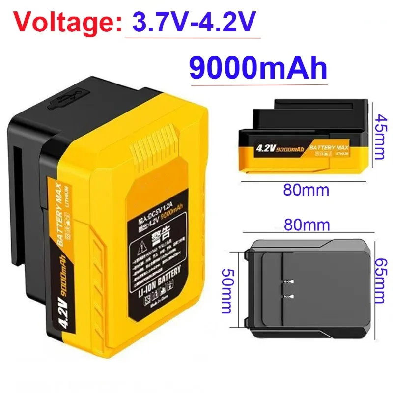 실제 용량 9000mAh 충전식 레이저 레벨 배터리 8 - Power Tools Green 리뷰 및 가격